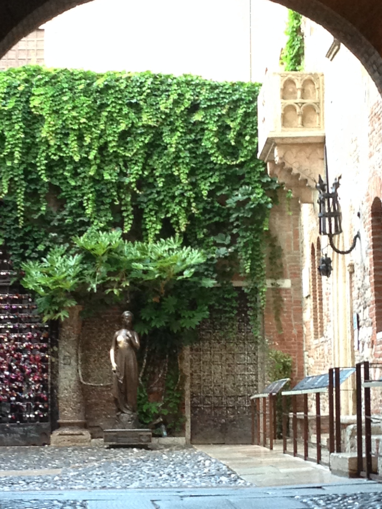 Juliet's balcony in Verona