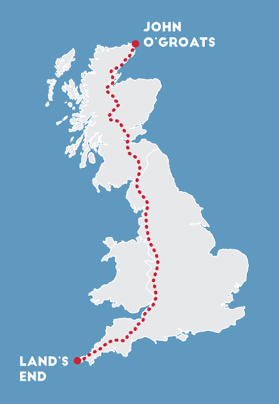 John O'Groats to Lands End