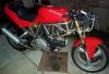 As the bike arrived