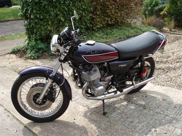 1975 H2C DENCO PIPES K&Ns STANDARD MOTOR.