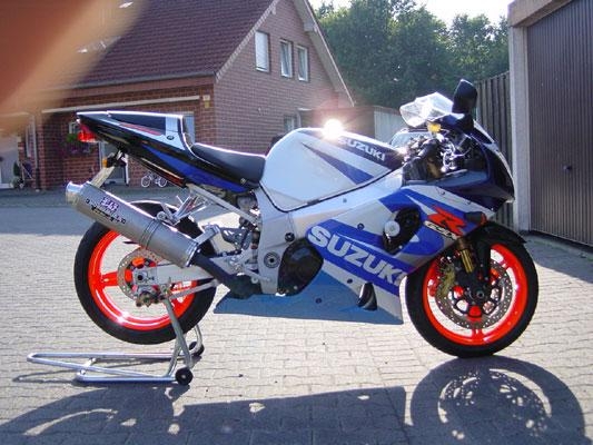 My last bike, GSX-R1000 K1. Many careful miles (only the front wheel as it spent most of the time in the air)