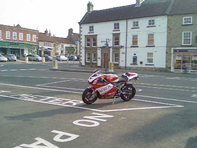 Helmsley after a very early yorkshire TT run.