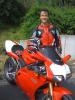 Lightning boy looking so proud that he has taken his 748R round the infamous Nordschleife